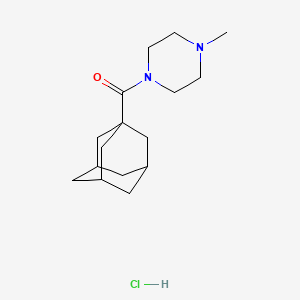 1-Adamantyl-(4-methylpiperazin-1-yl)methanone;hydrochloride