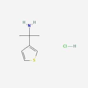 2-(Thiophen-3-yl)propan-2-amine hydrochloride