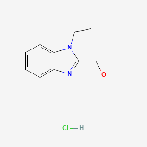 1-Ethyl-2-(methoxymethyl)benzimidazole;hydrochloride