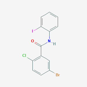 5-bromo-2-chloro-N-(2-iodophenyl)benzamide