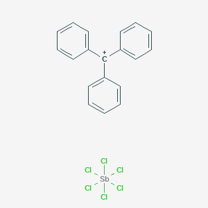 molecular formula C19H15Cl6Sb B074528 六氯合锑酸三苯甲鎓 CAS No. 1586-91-0