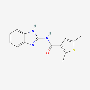 molecular formula C14H13N3OS B7452835 N-(1H-benzimidazol-2-yl)-2,5-dimethylthiophene-3-carboxamide 