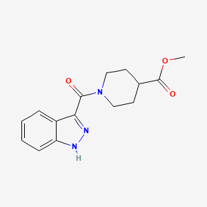 methyl 1-(1H-indazole-3-carbonyl)piperidine-4-carboxylate