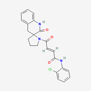 molecular formula C22H20ClN3O3 B7453615 几丁质合成酶抑制剂 1 