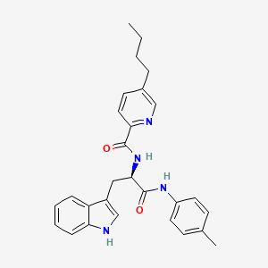 molecular formula C28H30N4O2 B7453637 Indoluidin E 