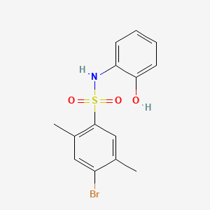 4-bromo-N-(2-hydroxyphenyl)-2,5-dimethylbenzenesulfonamide
