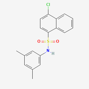 4-chloro-N-(3,5-dimethylphenyl)naphthalene-1-sulfonamide