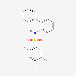 2,4,5-trimethyl-N-(2-phenylphenyl)benzenesulfonamide