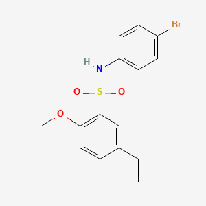 N-(4-bromophenyl)-5-ethyl-2-methoxybenzenesulfonamide