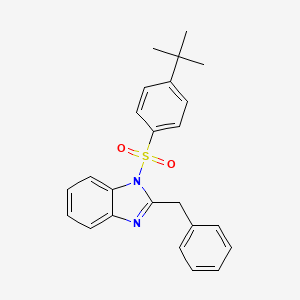 2-Benzyl-1-(4-tert-butylphenyl)sulfonylbenzimidazole