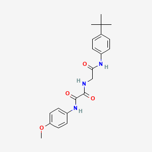 N-[2-(4-tert-butylanilino)-2-oxoethyl]-N'-(4-methoxyphenyl)oxamide