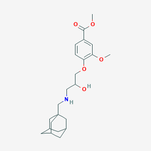 Methyl 4-[3-(1-adamantylmethylamino)-2-hydroxypropoxy]-3-methoxybenzoate