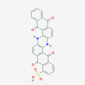 B074543 Sodium 5,6,9,14,15,18-hexahydro-5,9,14,18-tetraoxoanthrazinesulphonate CAS No. 1324-29-4