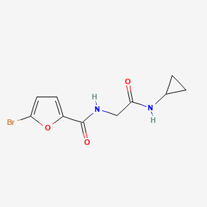 5-bromo-N-[2-(cyclopropylamino)-2-oxoethyl]furan-2-carboxamide