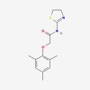 N-(4,5-dihydro-1,3-thiazol-2-yl)-2-(2,4,6-trimethylphenoxy)acetamide