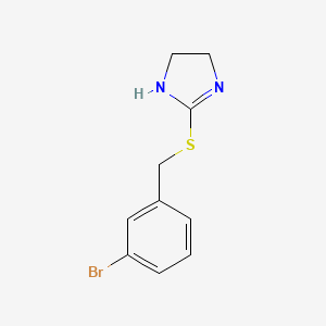 2-[(3-bromophenyl)methylsulfanyl]-4,5-dihydro-1H-imidazole