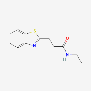 3-(1,3-benzothiazol-2-yl)-N-ethylpropanamide