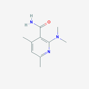 2-(Dimethylamino)-4,6-dimethylpyridine-3-carboxamide