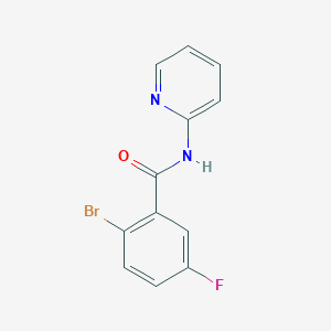 2-bromo-5-fluoro-N-pyridin-2-ylbenzamide