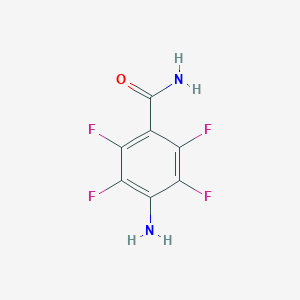 molecular formula C7H4F4N2O B074547 4-氨基-2,3,5,6-四氟苯甲酰胺 CAS No. 1548-74-9