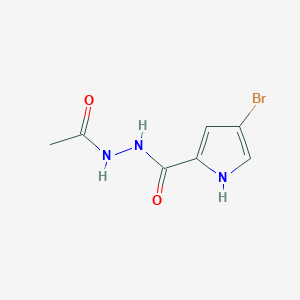 N'-acetyl-4-bromo-1H-pyrrole-2-carbohydrazide