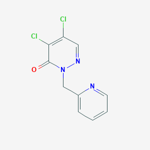 4,5-Dichloro-2-(pyridin-2-ylmethyl)pyridazin-3-one