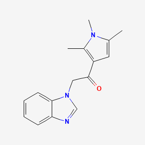 2-(Benzimidazol-1-yl)-1-(1,2,5-trimethylpyrrol-3-yl)ethanone