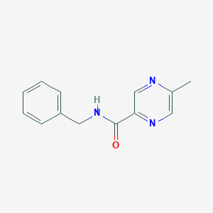 molecular formula C13H13N3O B7454940 N-benzyl-5-methylpyrazine-2-carboxamide 