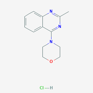 molecular formula C13H16ClN3O B7455138 4-(2-Methylquinazolin-4-yl)morpholine;hydrochloride 