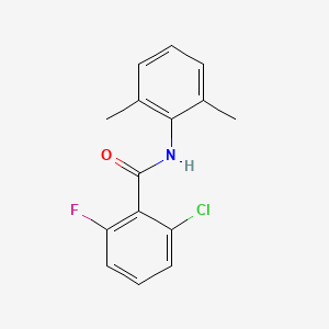 molecular formula C15H13ClFNO B7455441 2-chloro-N-(2,6-dimethylphenyl)-6-fluorobenzamide 