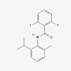 molecular formula C17H17F2NO B7455501 2,6-difluoro-N-(2-methyl-6-propan-2-ylphenyl)benzamide 