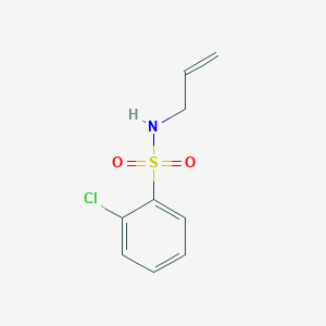 molecular formula C9H10ClNO2S B7455572 N-烯丙基-2-氯苯磺酰胺 