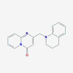 molecular formula C18H17N3O B7455698 2-(3,4-dihydro-2H-quinolin-1-ylmethyl)pyrido[1,2-a]pyrimidin-4-one 