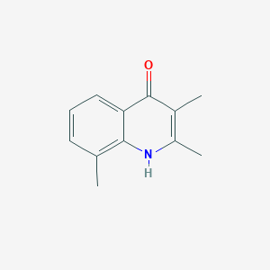 B074557 2,3,8-Trimethylquinolin-4(1H)-one CAS No. 1203-47-0