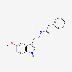 molecular formula C19H20N2O2 B7455779 N-[2-(5-methoxy-1H-indol-3-yl)ethyl]-2-phenylacetamide 