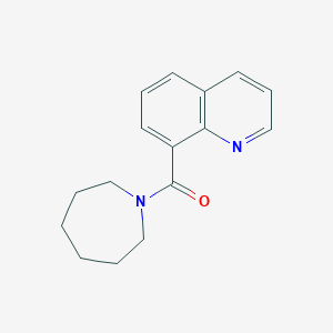 molecular formula C16H18N2O B7455856 Azepan-1-yl(quinolin-8-yl)methanone 