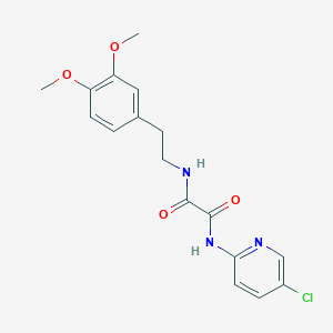 molecular formula C17H18ClN3O4 B7455988 N-(5-chloropyridin-2-yl)-N'-[2-(3,4-dimethoxyphenyl)ethyl]ethanediamide 