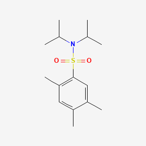 molecular formula C15H25NO2S B7456370 2,4,5-trimethyl-N,N-bis(propan-2-yl)benzene-1-sulfonamide 