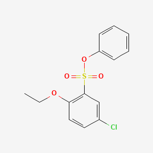 Phenyl 5-chloro-2-ethoxybenzene-1-sulfonate