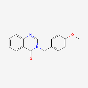 molecular formula C16H14N2O2 B7456950 4(3h)-Quinazolinone,3-[(4-methoxyphenyl)methyl]- 