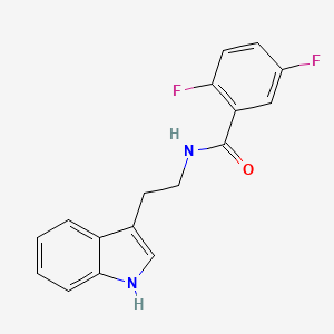 molecular formula C17H14F2N2O B7456987 2,5-difluoro-N-[2-(1H-indol-3-yl)ethyl]benzamide 