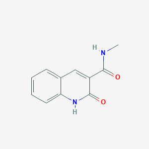 molecular formula C11H10N2O2 B7457134 N-methyl-2-oxo-1H-quinoline-3-carboxamide 