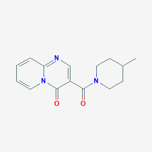 molecular formula C15H17N3O2 B7457160 3-(4-Methylpiperidine-1-carbonyl)pyrido[1,2-a]pyrimidin-4-one 