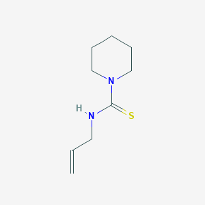 molecular formula C9H16N2S B7457319 N-烯丙基哌啶-1-碳硫酰胺 