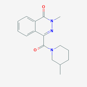 molecular formula C16H19N3O2 B7457649 2-Methyl-4-(3-methylpiperidine-1-carbonyl)phthalazin-1-one 