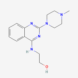 2-{[2-(4-Methylpiperazin-1-yl)quinazolin-4-yl]amino}ethanol