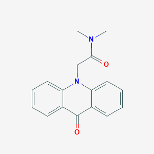 molecular formula C17H16N2O2 B7457745 N,N-dimethyl-2-(9-oxoacridin-10-yl)acetamide 