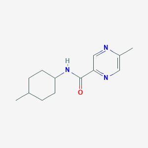 molecular formula C13H19N3O B7457772 5-methyl-N-(4-methylcyclohexyl)pyrazine-2-carboxamide 