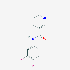 N-(3,4-difluorophenyl)-6-methylpyridine-3-carboxamide