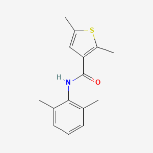 molecular formula C15H17NOS B7458031 N-(2,6-dimethylphenyl)-2,5-dimethylthiophene-3-carboxamide 